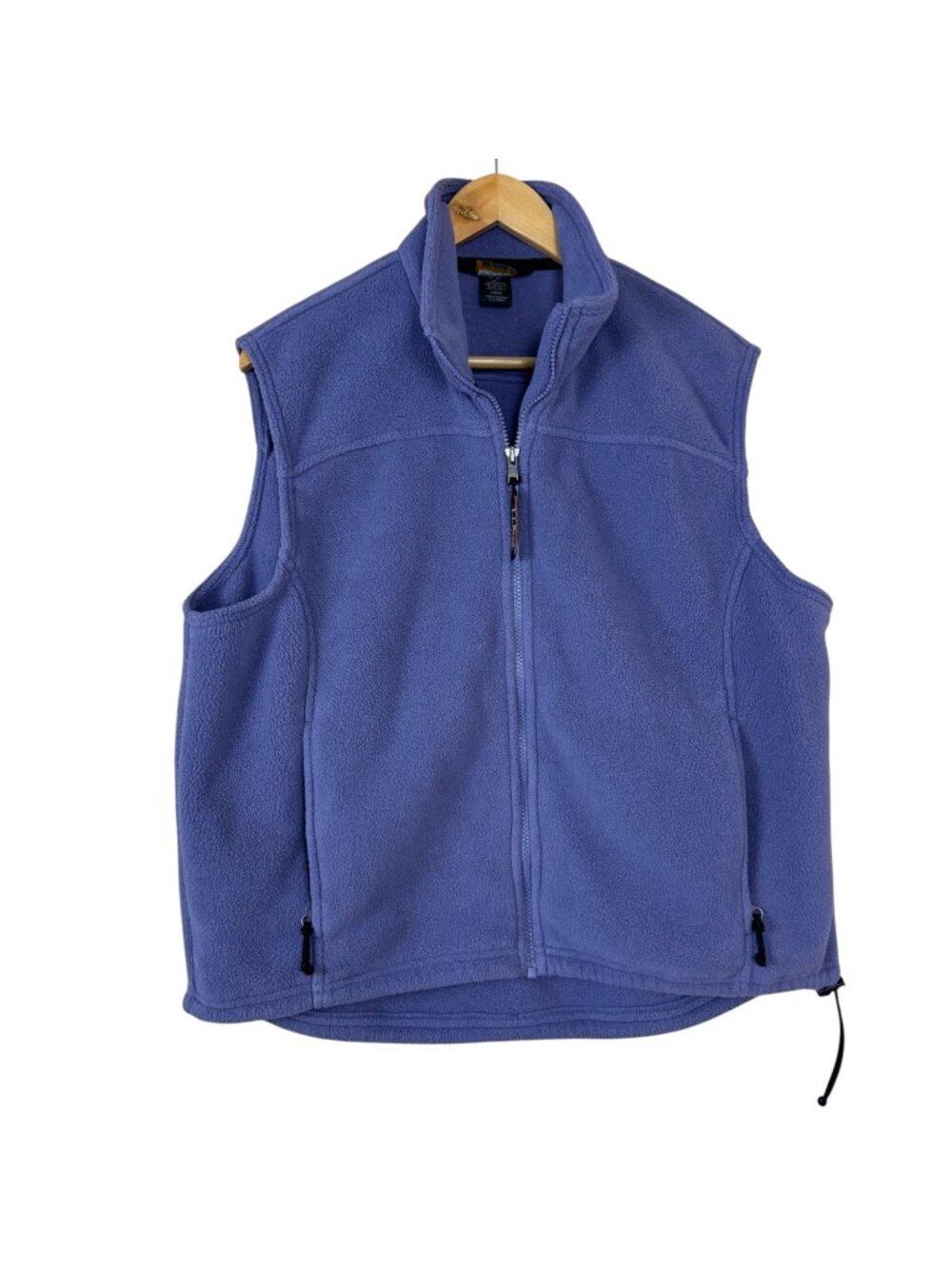 L.L. Bean Lavender Fleece Vest Women's Lg Outdoors Activewear Gorpcore Warm Fun